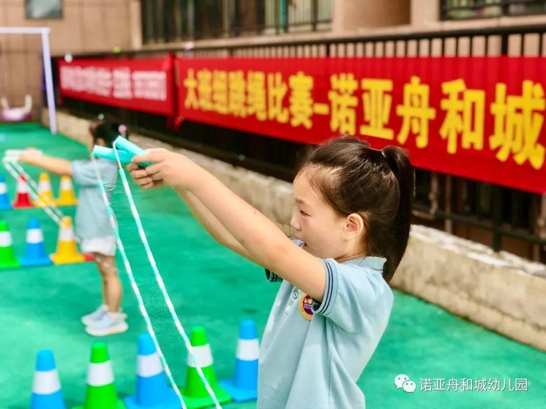 幼兒園跳繩比賽盛況紀實